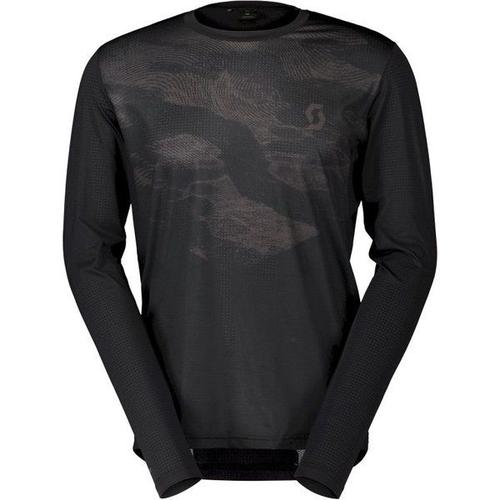 Trail Flow Ls Shirt - Maillot Vtt Homme Black / Dark Grey M - M