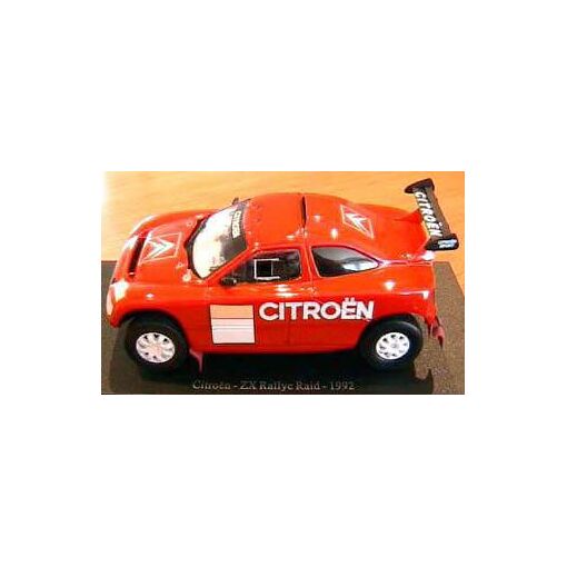 Voiture Miniature Citroën ZX Rallye Raid 1/18 - Marque Majorette - Occasion - Modèle Rouge, Collector