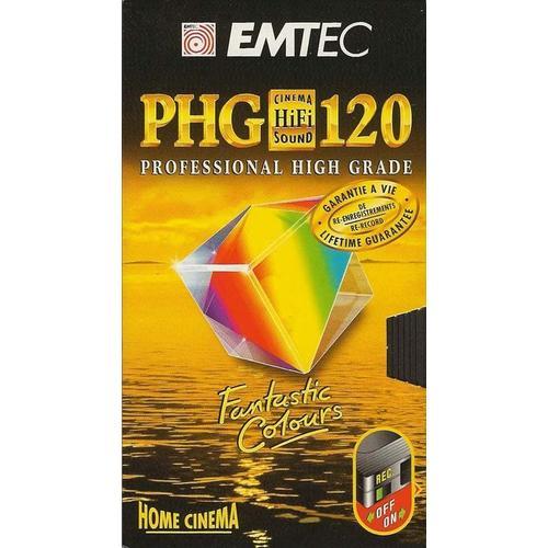 Emtec PHG 120 - 5 Cassettes VHS - 2 Heures