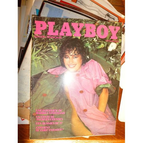 Playboy-N=48-Novembre 1977-Interview=Barbara Streisand-  N° 48 : Conte De Jacques Chessex-J.Chessex=Nouvelle-