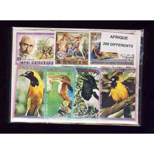 Afrique Tous Pays - Lot De 200 Timbres Differents -