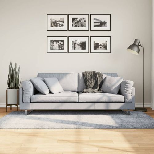 Vidaxl Tapis Shaggy Pamplona Poils Longs Moderne Bleu 100x200 Cm