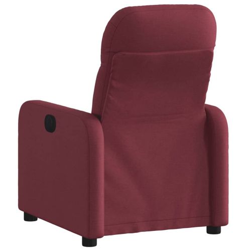 Vidaxl Fauteuil Inclinable Rouge Bordeaux Tissu
