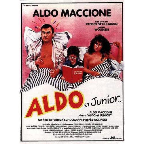 Aldo Et Junior - Affiche Originale Grand Format (160cm/120cm) Du Film De 1984 Avec Aldo Maccione D'après Wolinski