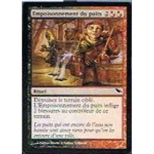 Empoisonnement Du Puits  - Magic Mtg - Sombrelande 193 - C