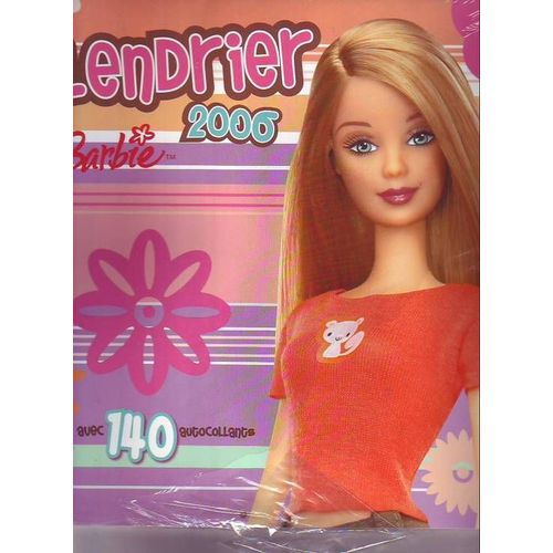 Barbie Calendrier 2006 Avec 140 Autocollants