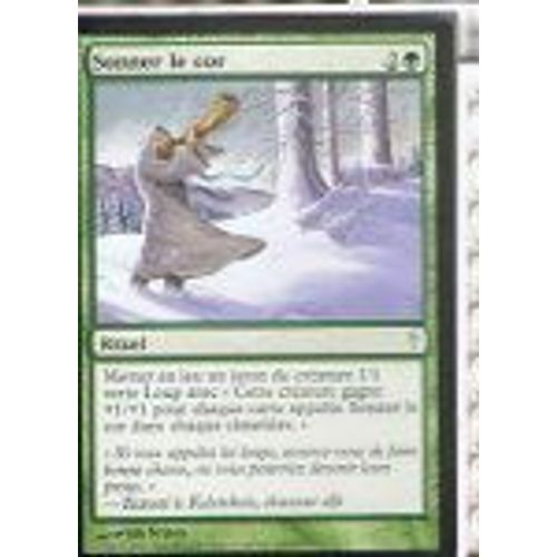 Sonner Le Cor  - Magic Mtg - Souffle Glaciaire 123 - C