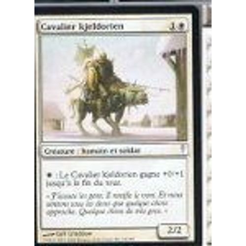 Cavalier Kjeldorien  - Magic Mtg - Souffle Glaciaire 12 - C