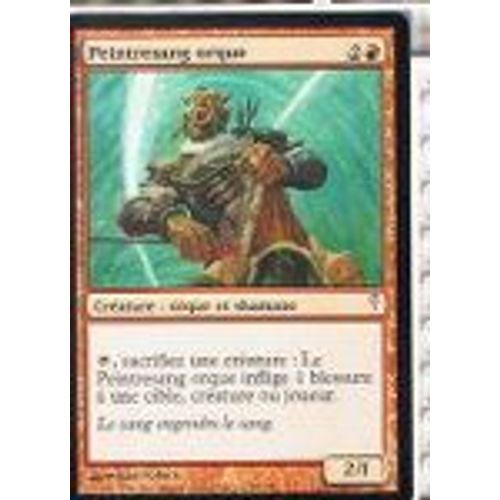 Peintresang Orque  - Magic Mtg - Souffle Glaciaire 94 - C