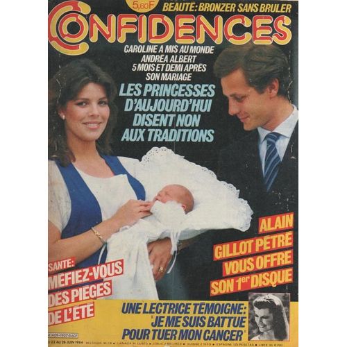 Confidences  N° 1907 : 1984 Pierre Delanoe/Gerard Lanvin (1p1/2)/Marie Laure Augry/Robert Redford/Roslyn Kind/Herbert Leonard/Nathalie Wood/Alain Gillot Petre/Rachel Ward