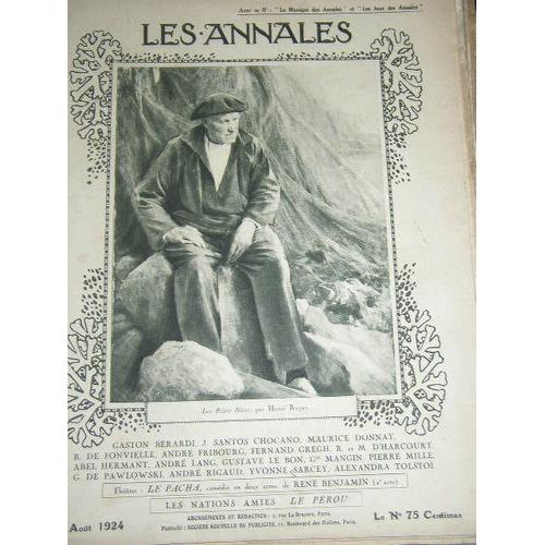 Les Annales Politiques 1924 Les Filets Bleus  N° 10 : Les Filets Bleus Par Henri Royer