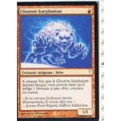 Glouton Karpluséan  - Magic Mtg - Souffle Glaciaire 87 - C