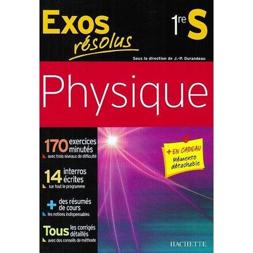 Exos Résolus, Physique 1re S
