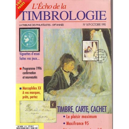 L'écho De La Timbrologie N° 1679 : Timbre, Carte, Cachet