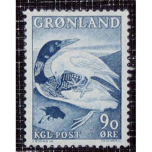 Danemark Groendland N° 58 Neuf - Oiseaux