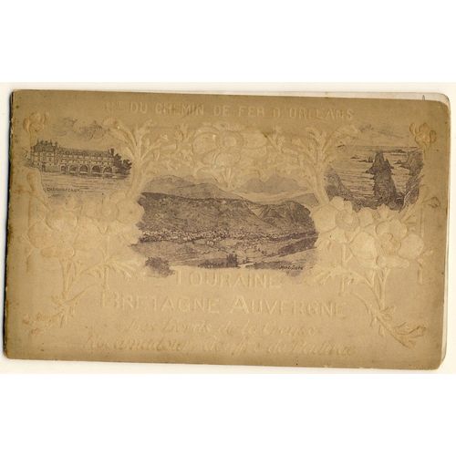 Chemin De Fer D'orleans. Touraine - Bretagne - Auvergne. Les Bords De La Creuse. Rocamadour, Gouffre De Padirac. Avec Catalogue Des Horaires Et Tarifs Chemin De Fer D'orleans. Touraine -...