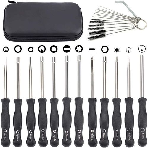 Lot de 12 Outils de réglage de carburateur avec Tournevis acircle pour Petit Moteur 2 Temps pour Husqvarna pour STHIL pour débroussailleuse Echo tronçonneuse