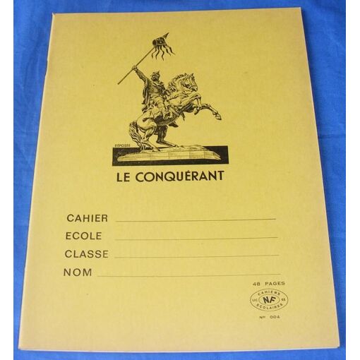Cahier Le Conquerant Années 1970 Trop De Couvertures Hors Commerce - Matériel Scolaire Ancien | Rakuten
