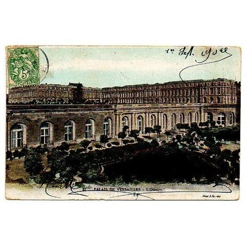 Cpa Palais De Versailles - L'orangerie 1909 Couleurs