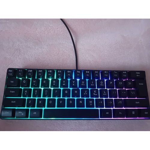Bonjour je voudrais vendre ce clavier 60% à 60€ car ce clavier et en très bonne état et que je l'ai payer 75€ je l'ai utilisé quelque fois et je trouve qu'il est très bien comme clavier mécanique pour