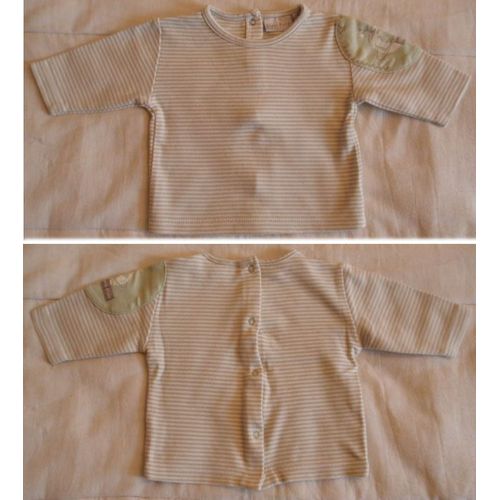 T-Shirt Manches Longues Rayé Marque Kiabi Bébé Taille 3 Mois