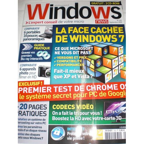 Windows News  N° 183 : La Face Cachée De Windows 7
