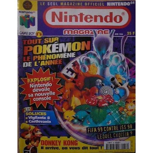 Nintendo Magazine  N° 16 : Pokemon - Donkey Kong - Fifa - Iss - Castlevania - Vigilante 8