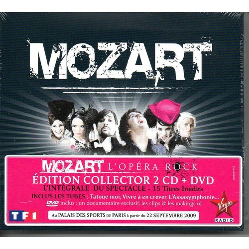 Mozart - L'opéra Rock - Edition Collector 2 Cd + 1 Dvd