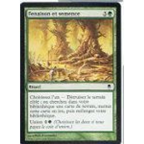Fenaison Et Semence  - Magic Mtg - Sombracier 81 - C