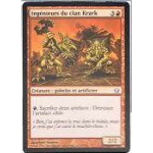 Ingénieurs Du Clan Krark  - Magic Mtg - Cinquième Aube 70 - U