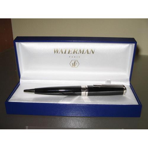 Waterman Stylo Bille Exception Slim Laqué Noir