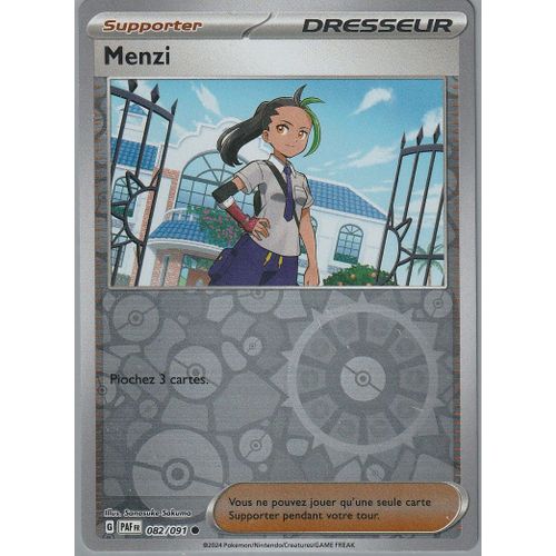Carte Pokémon - Menzi - 082/091 - Reverse - Ev4,5 Destinées De Paldea - Sous Sleeve - Choupine50