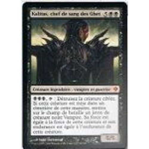 Kalitas, Chef De Sang Des Ghet - Magic Mtg - Zendikar 99 - M