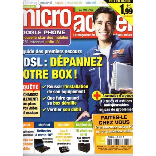 Micro Actuel  N° 53 : Adsl: Dépannez Votre Box!