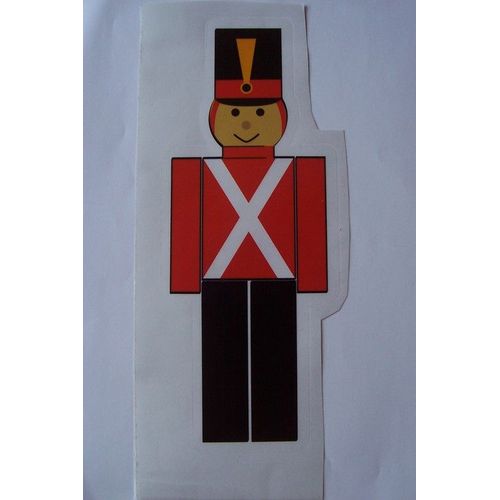 Sticker Jouet En Bois 24 X 9cm
