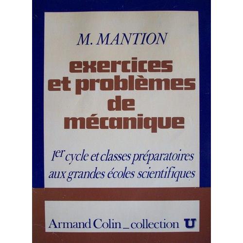 Exercices Et Problèmes De Mécanique