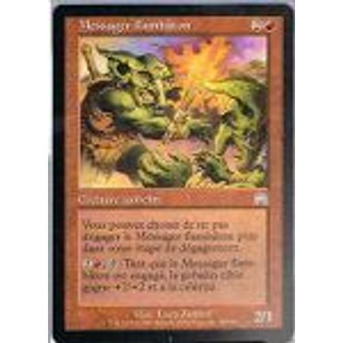 Foil Premium Messager Flambaton  - Magic Mtg - Carnage 203 - U