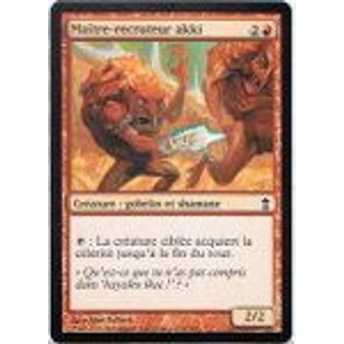 Foil Premium Maitre-Recruteur Akki  - Magic Mtg - Libérateurs De Kamigawa 92 - C