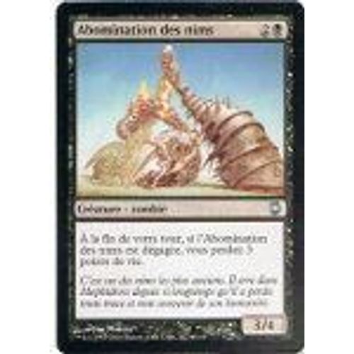 Foil Premium Abomination Des Nims  - Magic Mtg - Sombracier 49 - U