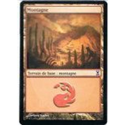 Foil Premium Montagne 296  - Magic Mtg - Spirale Temporelle 296 - C