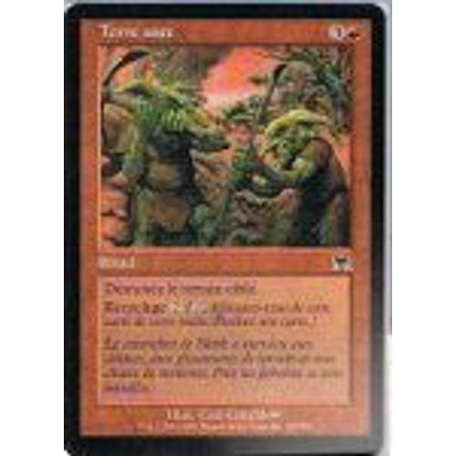 Foil Premium Terre Usée  - Magic Mtg - Carnage 216 - C