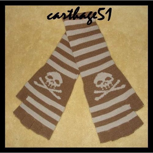 Mitaines Mitaine Tete De Mort Rock Gothic En Plusieurs Couleurs Gant Gants