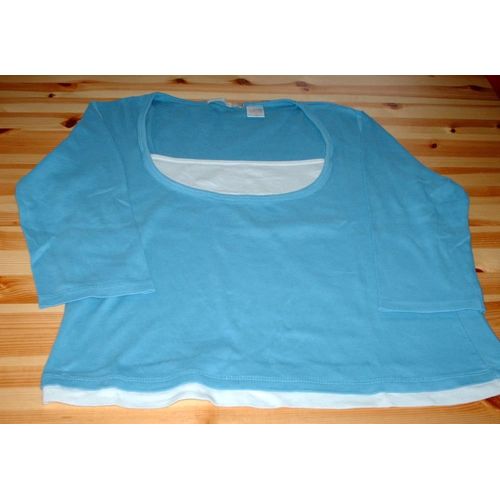 T-Shirt La Redoute Bleu Et Blanc