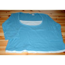 T-Shirt La Redoute Bleu Et Blanc