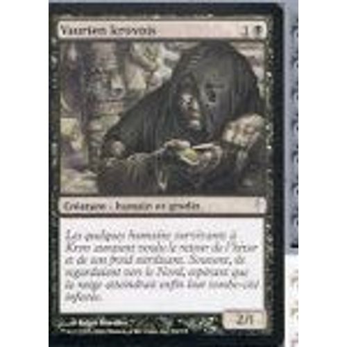 Foil Premium Vaurien Krovois  - Magic Mtg - Souffle Glaciaire 64 - C