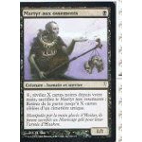 Foil Premium Martyr Aux Ossements  - Magic Mtg - Souffle Glaciaire 65 - C