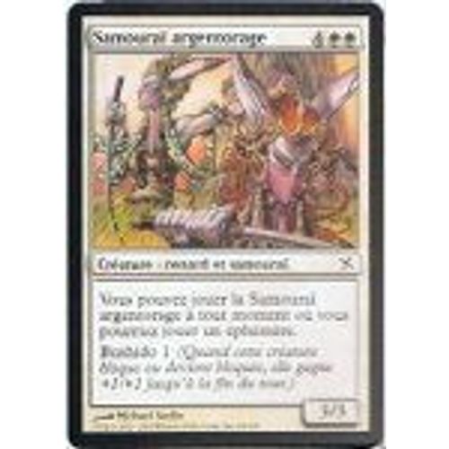 Foil Premium Samouraï Argentorage  - Magic Mtg - Traitres De Kamigawa 22 - C
