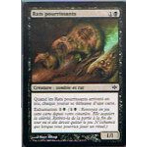 Foil Premium Rats Pourrissants  - Magic Mtg - Conflux 51 - C