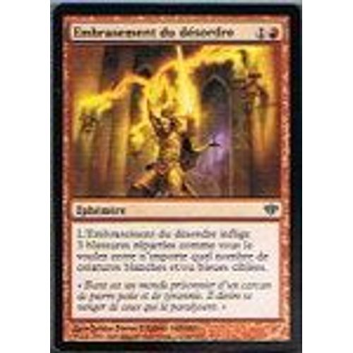Foil Premium Embrasement Du Désordre  - Magic Mtg - Conflux 66 - U
