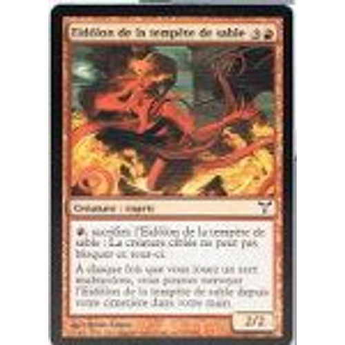 Foil Premium Eidôlon De La Tempête De Sable  - Magic Mtg - Discorde 70 - C